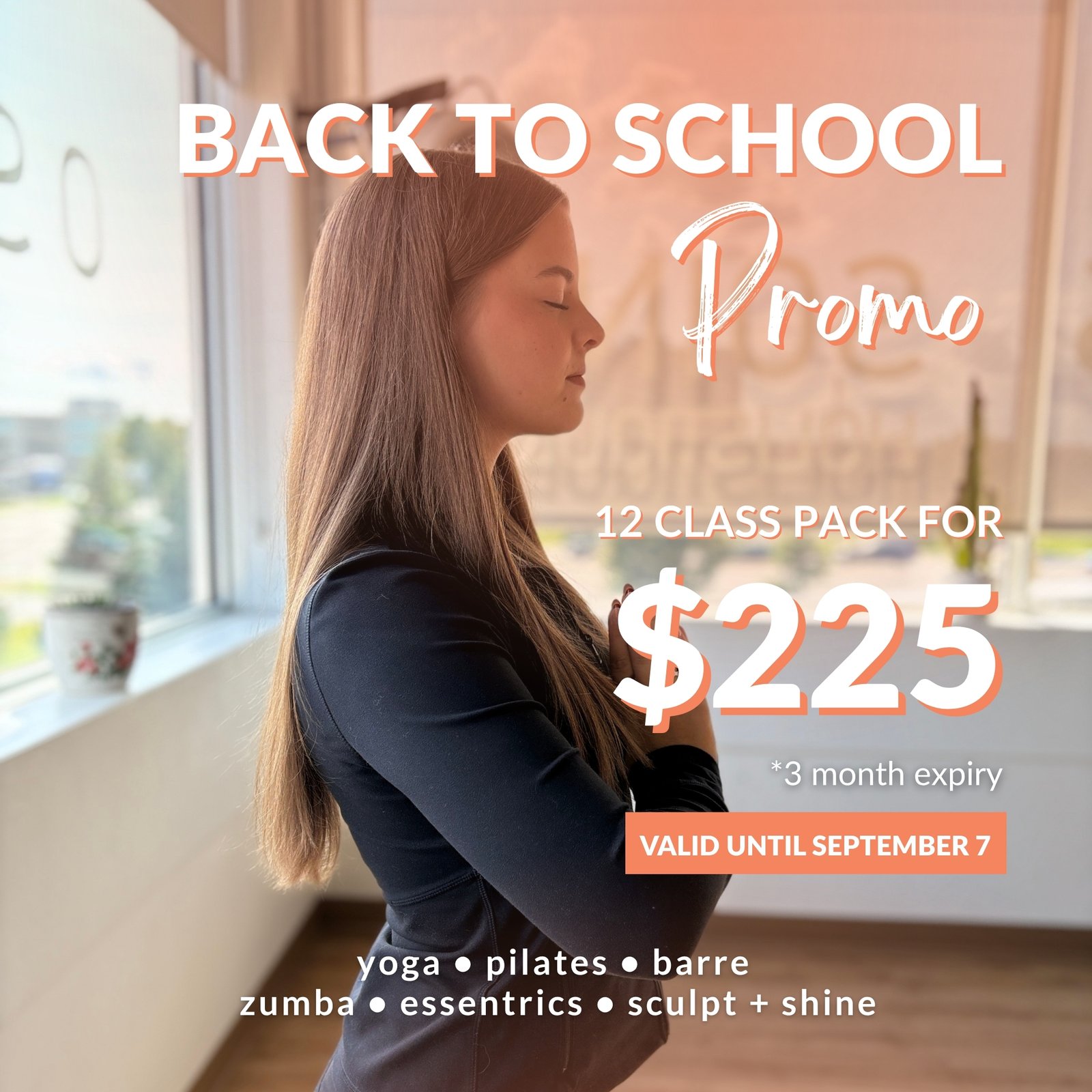 back to school promo 12 classes